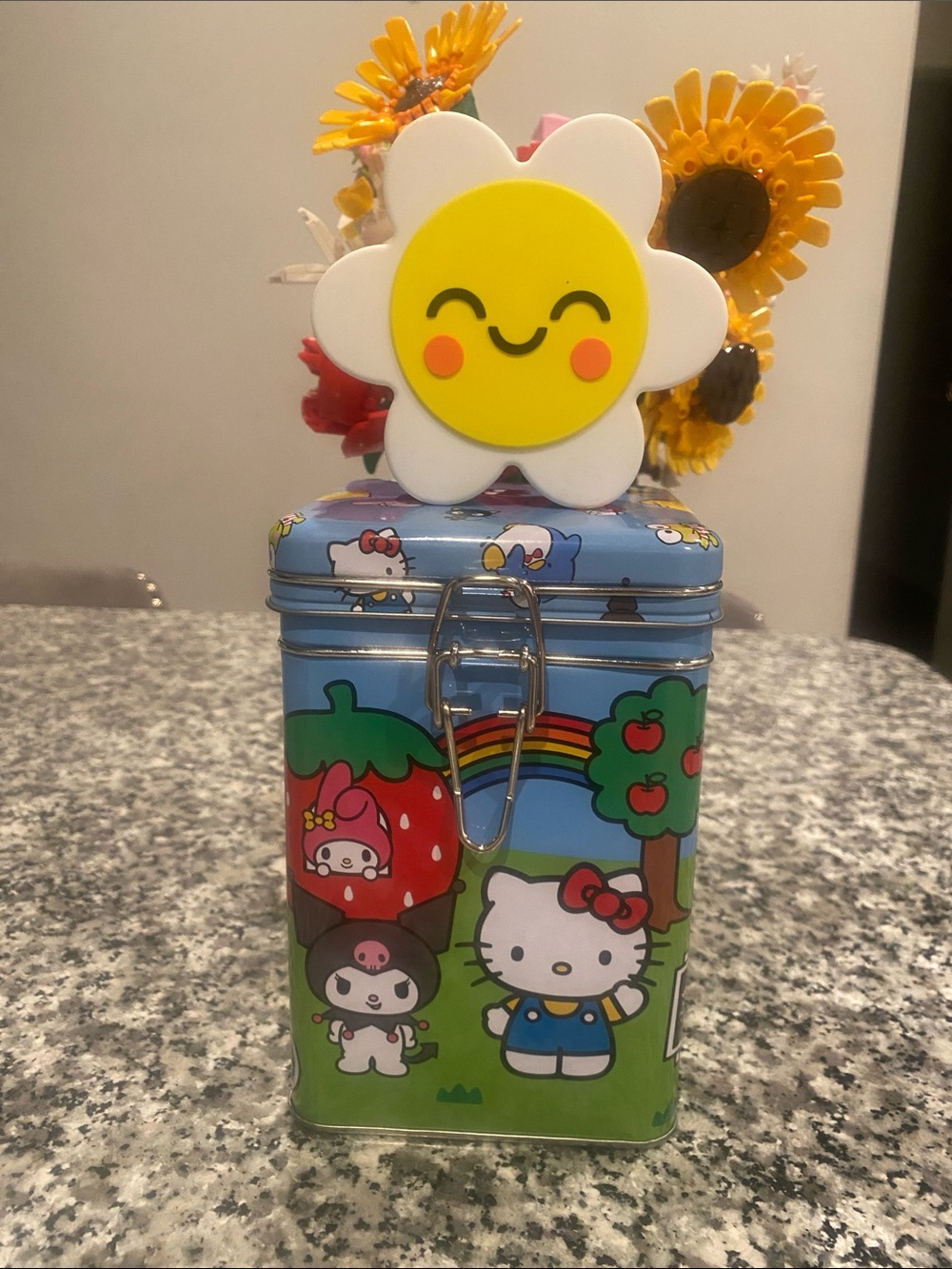 NWT Sanrio Blue Hello Kitty & Friends canister
